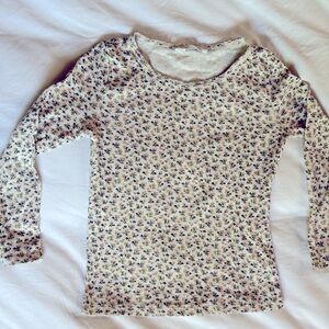 Doen little girls Octave Floral Print Top, size 8